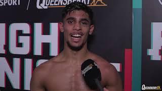 "I LEARNT A LOT IN THAT FIGHT" - UMAR KHAN WINS PRO DEBUT