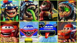 Lightning Mcqueen Eater VS Spider Cars Monster