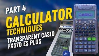 Calculator Techniques Part 4