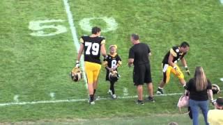 Charly Erpelding, Honorary Football Captain for the Bettendorf Bulldogs!!!  09-14-2012