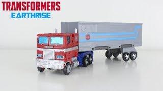 Transformers Earthrise Leader Class Optimus Prime Review