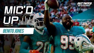 Benito Jones mic'd up during week 16 win over San Francisco 49ers | Miami Dolphins