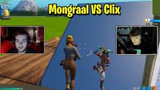 Mongraal VS Clix 1v1 Buildfights!