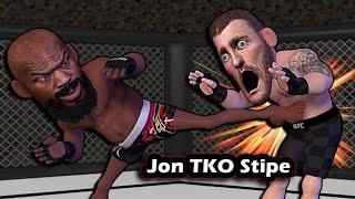 Jon Jones TKO Stipe at UFC 309