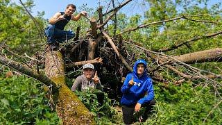 Revisiting My Bushcraft Shelter 1 Year After the Devastating Derecho Storm