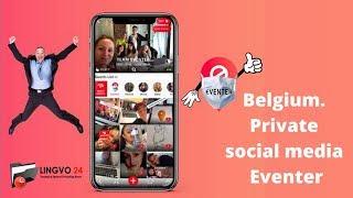 Belgium. Private social media Eventer