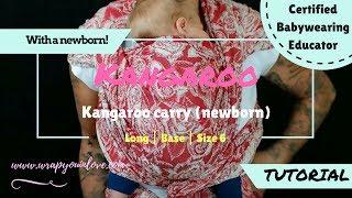 Kangaroo carry - newborn babywearing