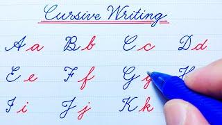 Cursive writing a to z | Cursive abcd | English cursive letters abcd | Cursive handwriting practice