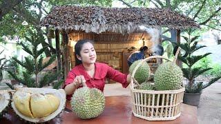 Durian fruit season in my village / Durian fruit recipe / Countryside Life TV