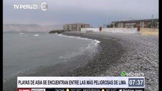 Playas de Asia se encuentran entre las más peligrosas de Lima