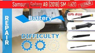 How to replace a battery  Samsung Galaxy A9 (2018) SM-A920