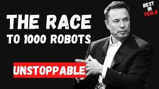 Tesla's Secret Weapon to be the dominating provider of Labour! - The Race to 1000 Robots