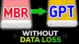 How to Convert MBR to GPT Without Data LossConvert LEGACY to UEFIMBR to GPT Without Foramtting