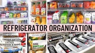 REFRIGERATOR ORGANIZATION IDEAS | Clean, Declutter and Organize With Me Budget Fridge Organization