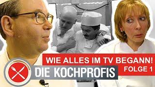 1. FOLGE - WIE ALLES IM TV BEGANN! - Einheitsfraß in der Kantine | Die Kochprofis - Einsatz am Herd