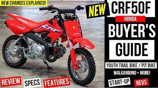 New Honda CRF50F Review: Specs, Changes Explained, Features + More! | CRF 50 Youth / Kids Dirt Bike