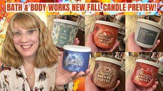 Bath & Body Works New Fall Candle Preview!