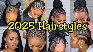  2025 Upcoming Braiding Hairstyles for African Black Ladies Be the First to Try Out  #2025