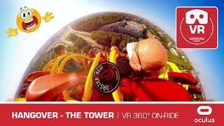 360° 278ft VR Freefall | HANGOVER - The (Gyro Drop) Tower | VR Thrill Ride VR360 POV OCULUS