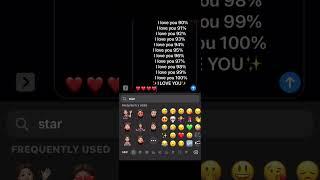 I love you 100% trend #love #message #hack #live #subscribe