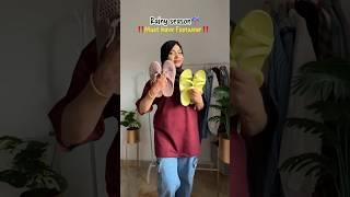 Footwear for rainy season ️Ajio footwear haul | Dailywear footwear #ajiohaul