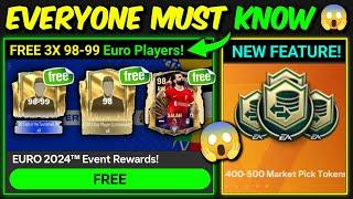 FREE 3X 98-99 OVR Players, EURO EVENT Amazing Rewards & Market Picks Token | Mr. Believer