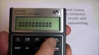 HP10BII -- Introduction and 5-Key Time Value of Money Examples