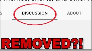 YouTube is REMOVING the Discussion Tab (And why this is a bad thing)