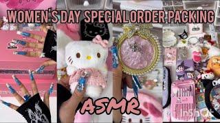 WOMEN'S DAY SPECIAL HUGE ORDER PACKING(ASMR)