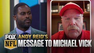 Andy Reid’s heartfelt message to Michael Vick as he begins his head coaching career at Norfolk State