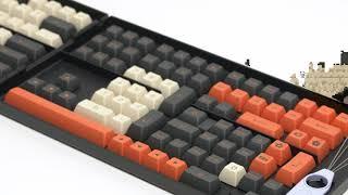 Akko Carbon Retro Full Keycap Set (158-Key)