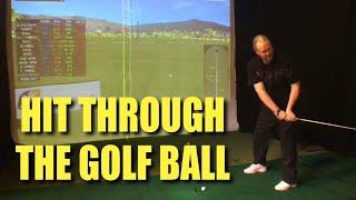 How to hit through the golf ball...          Golftips with Marcus Edblad