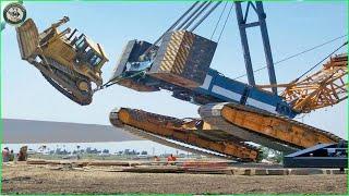 SHOCK! Shocking Moments of Dangerous Heavy Equipment Crane Operating Errors |  Heavy Machine Moments