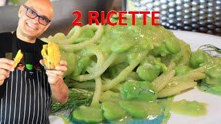 Pasta fave e pecorino NON BUTTARE le BUCCE delle FAVE  2 ricette con le fave