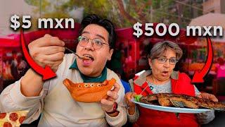 Eating from the CHEAPEST to the MOST EXPENSIVE at the Tianguis