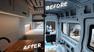 Full campervan conversion time-lapse - 7 months in 15 minutes!