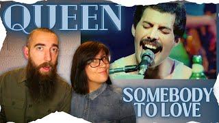 Queen - Somebody To Love (REACTION) with my wife