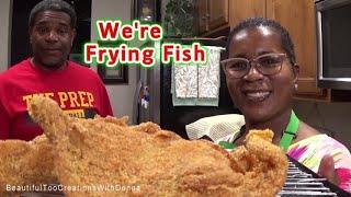 It's Saturday & We're Frying Fish! | I Wanted to Try This Louisiana Seasoned Crispy Breading Mix