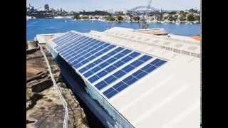 Cockatoo Island Solar Panel Installation Timelapse