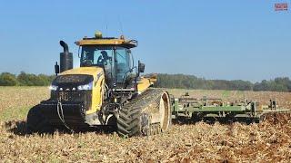 600 HP CHALLENGER MT875E Tractor and WISHEK Disk