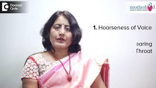 Can menopause cause changes in a woman's voice by Dr  Sireesha Reddy | Motherhood Hospitals