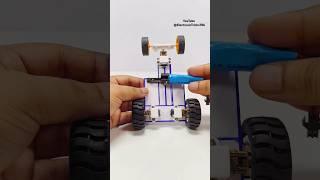 Rc car Powered by DC Motor /How To Make Remote car with DC motor / Making RC car with DC Motor Car