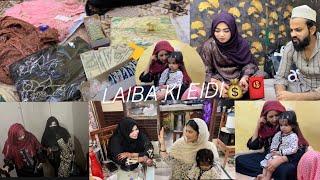 LAIBA KE GHAR GAYE EIDI DENE!!GHAR KO BANAYA KHEL KA MAIDAN!!LAIBA SHAMEM KI NOK-JHOK!!#youtube #eid