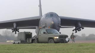 B-52 - FREDY 96 - Start Up - Take Off - Land - Fairford - 31/10/19