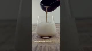 How To Make Iced Hojicha Latte #shorts #hojicha #latte #icedtea