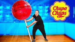 Giant 352-Pound Chupa Chups | How to Make The World’s Largest DIY Chupa Chups by VANZAI COOKING