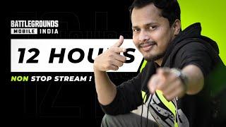 BGMI LIVE - NO 12 HOURS NONSTOP STREAM??? LETS GO FT KRONTEN GAMING