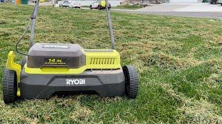 Ryobi One+ Battery Powered Dethatcher Review