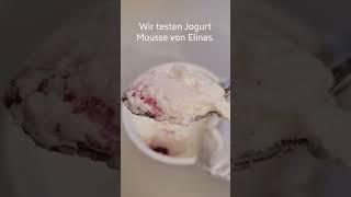 Wir testen Joghurt Mousse von Elinas. #produkttest #cashback