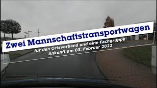 Zwei neue Mannschaftstransportwagen